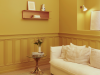 Wandpaneel W124 Burlington als lambrisering in de woonkamer