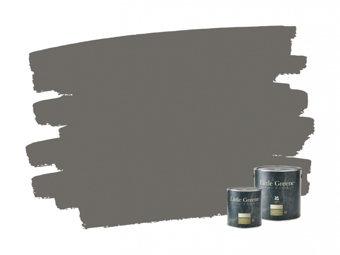 Little Greene Intelligent Exterior Eggshell - Dark Lead Colour 118