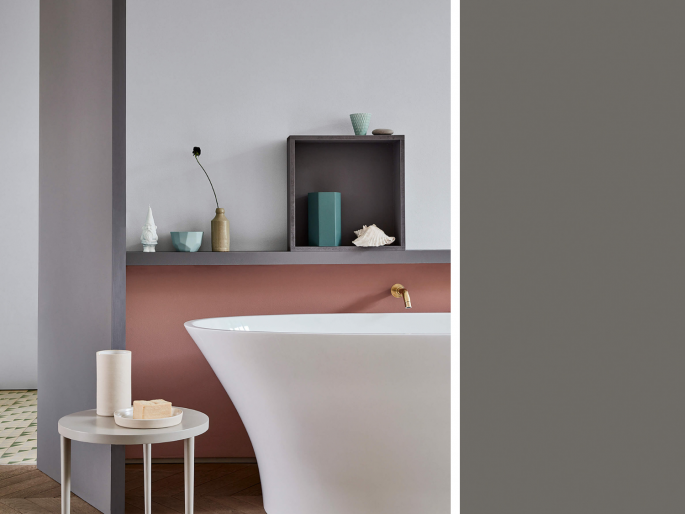 Little Greene - Dark Lead Colour 118 op een deur