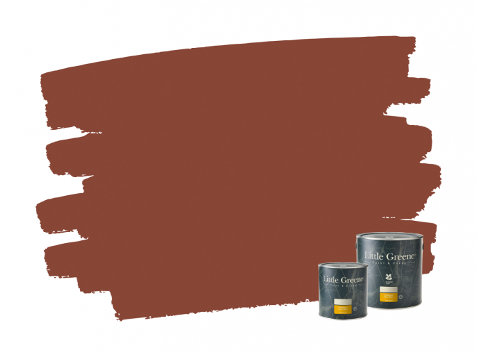 Little Greene Intelligent Floor Paint - Tuscan Red 140