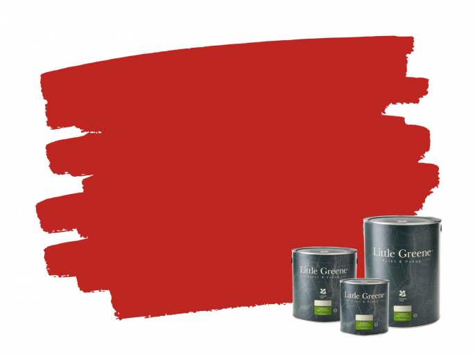 Little Greene Atomic Red 190 Intelligent Matt Emulsion
