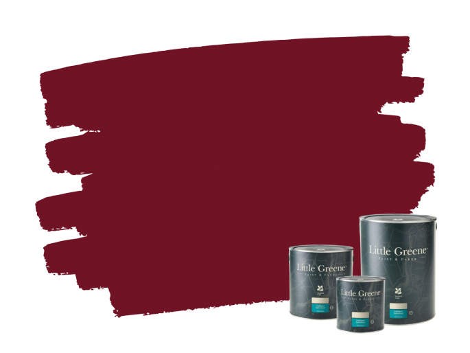Little Greene Theatre Red 192 Intelligent Satin