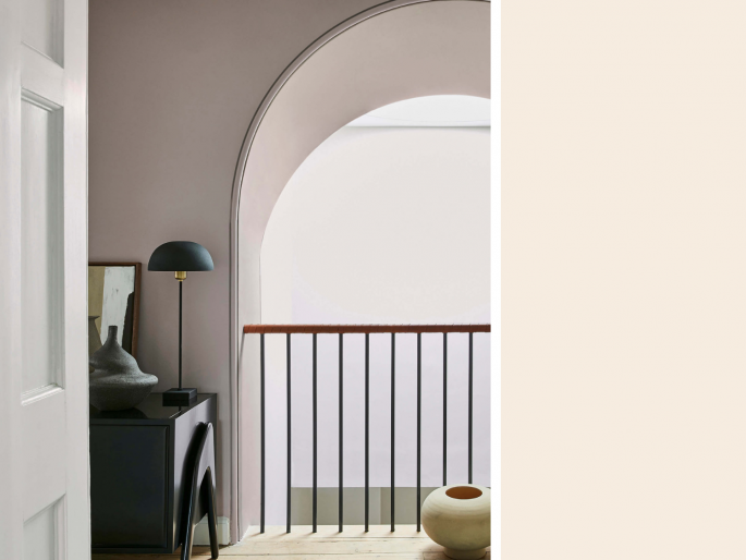 Little Greene - China Clay 1 op de wand