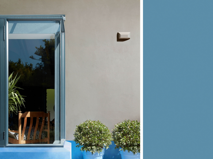 Little Greene - Tivoli 206 op een buitengevel