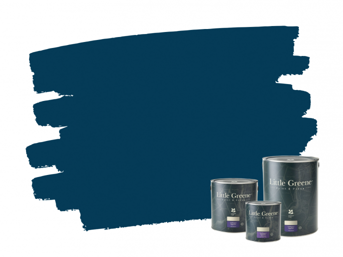 Little Greene Deep Space Blue 207 Intelligent Eggshell
