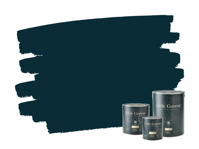 Little Greene Hicks' Blue 208 Absolute Matt Emulsion