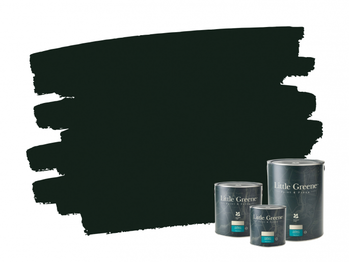 Little Greene Obsidian Green 216 Intelligent Satin