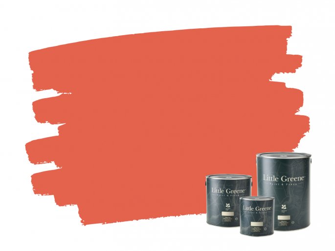 Little Greene Orange Aurora 21 Absolute Matt Emulsion