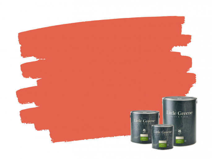 Little Greene Orange Aurora 21 Intelligent Matt Emulsion
