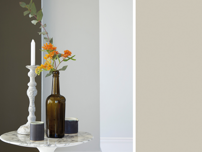 Little Greene - Fescue 231 op de wand