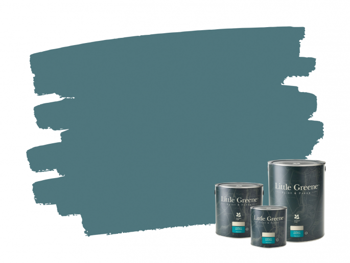 Little Greene Tea with Florence 310 Intelligent Satin
