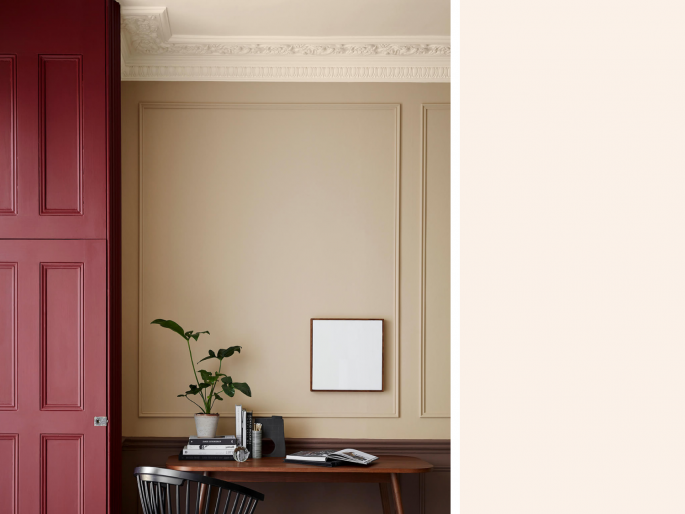 Little Greene - Ferdinand 313 op kaderwand