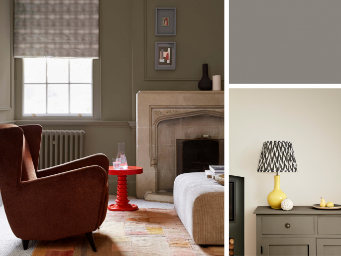 Little Greene - Baluster 321 in zitkamer