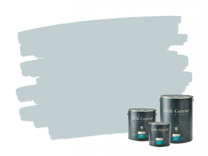 Little Greene Bone China Blue Faint 325 Intelligent Satin