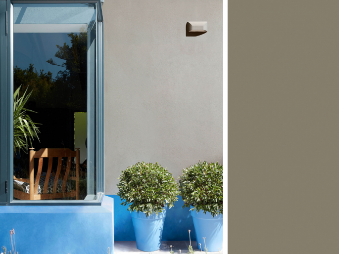 Little Greene - Silt 40 op de muur