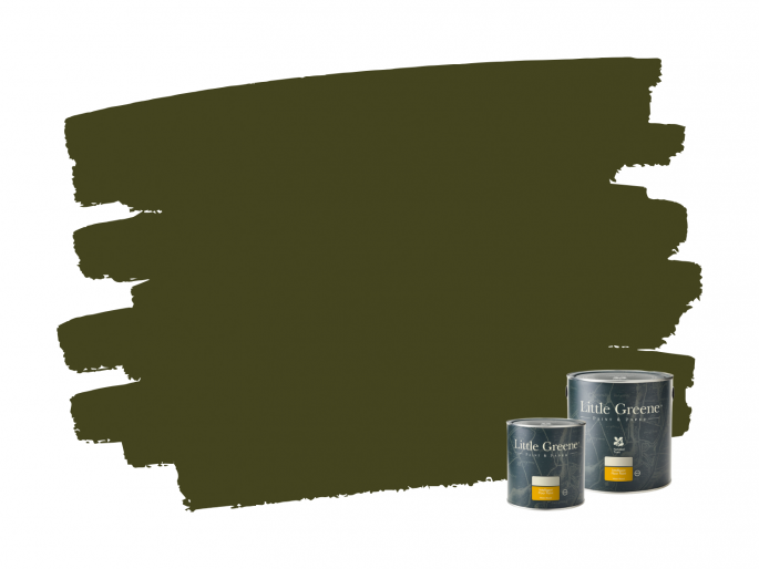 Little Greene Intelligent Floor Paint - Olive Colour 72