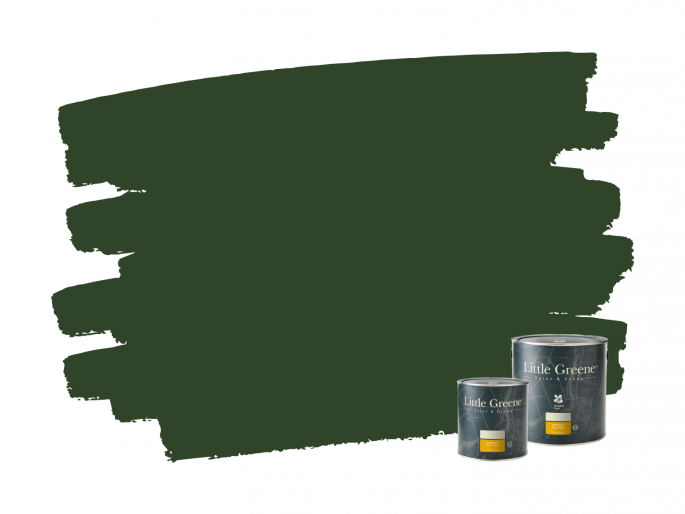 Little Greene Intelligent Floor Paint - Dark Brunswick Green 88