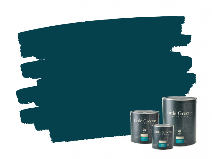 Little Greene Marine Blue 95 Intelligent Satin
