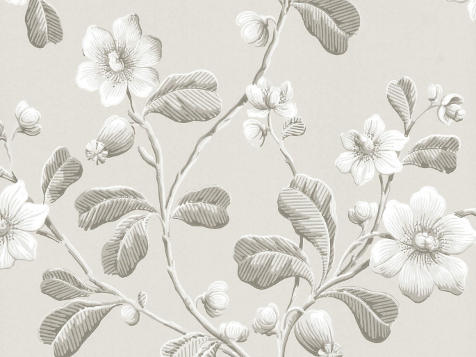 Broadwick Street - Pitch behang van Little Greene met rustige kleuren