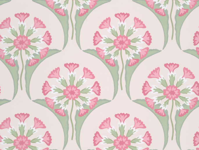 Hencroft - Pink Primula bloemenhang van Little Greene