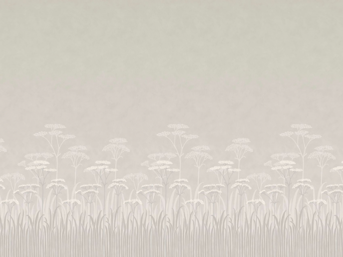 Achillea - Brume behang van Little Greene