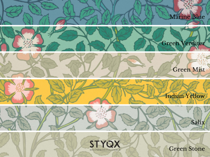 Little Greene Briar Rose - Marine Blue