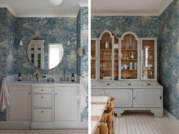 Sandberg Forest Toile - Blue