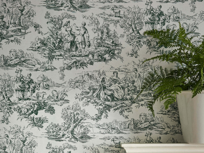 Little Greene Lovers' Toile - Puck