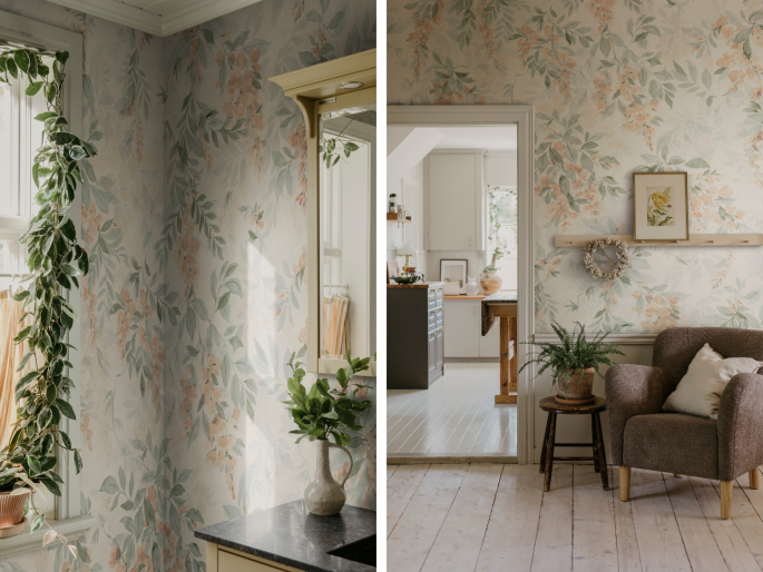 Sandberg Lovisa Mural - Orange
