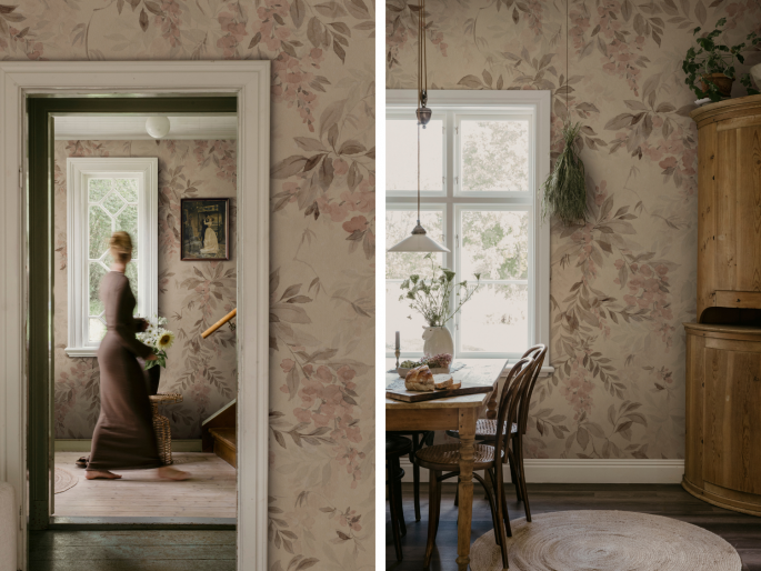Sandberg Lovisa Mural - Terracotta