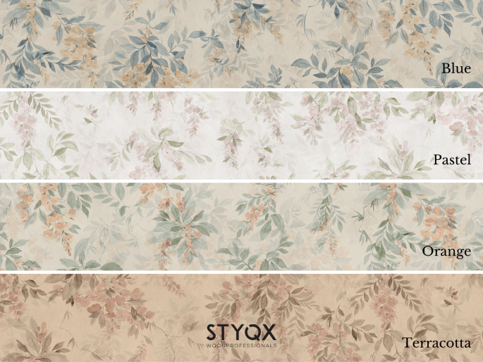 Sandberg Lovisa Mural - Orange