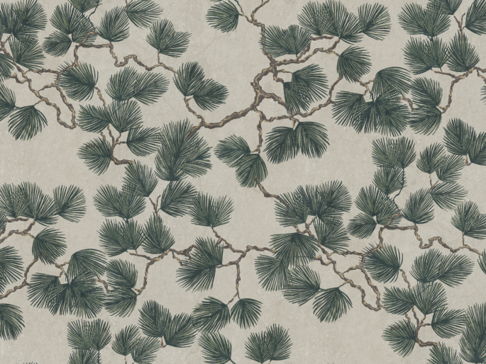Sandberg Pine Mural - Green