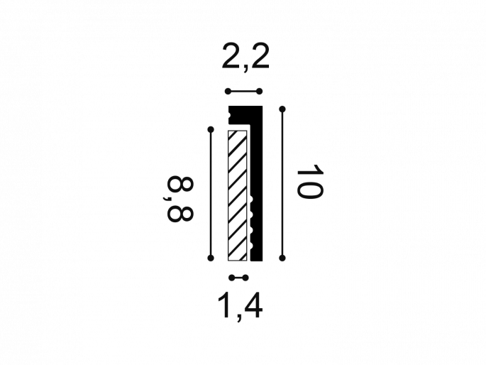 Vloerplint SX171