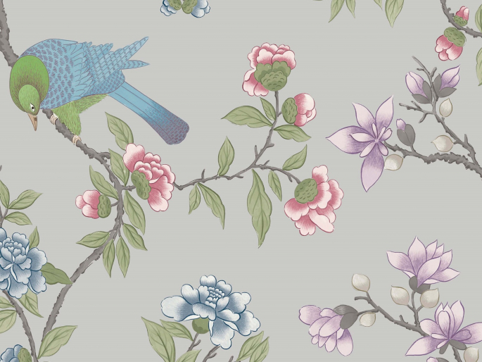 Behang Aderyn - French Grey van Little Greene