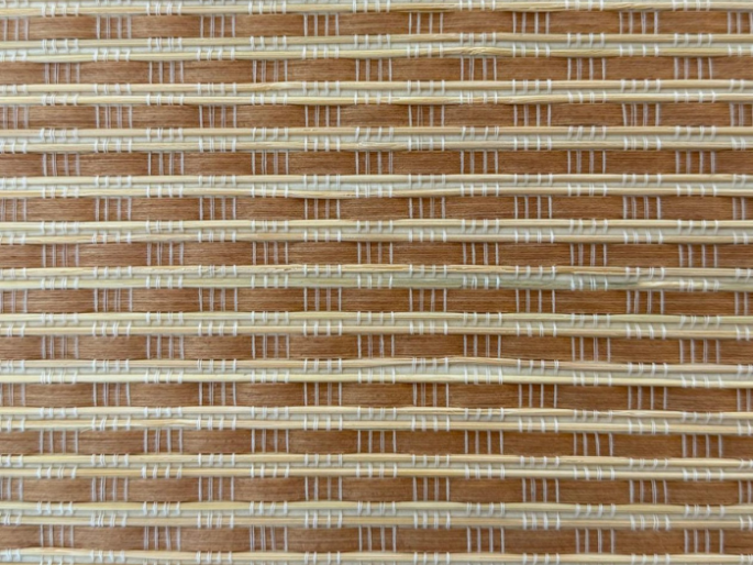Catchii bamboe behang Brown Bricks - B303