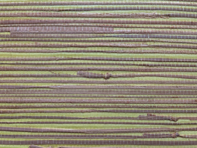 Catchii jute behang Green Thatch - J904