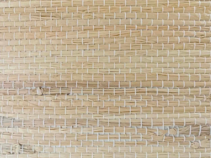 Catchii raffia behang Grasweefsel Warm Beige - R003