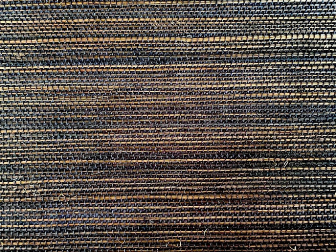 Catchii sisal behang Zwart Brons Mix - S013