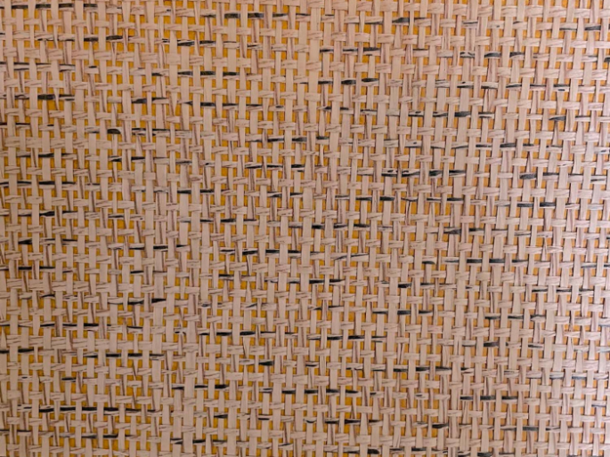 Catchii weave behang Burnt Oranje Grijsbruin - W009
