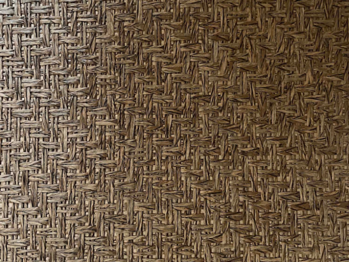 Catchii weave behang Gevlochten Rattan Donkerbruin - W016