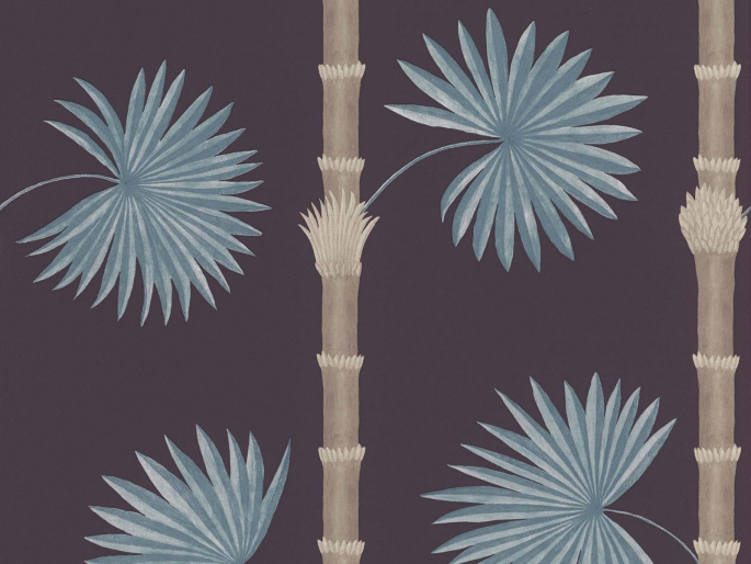 Paint & Paper Library Hardy Palm - Perse Grey