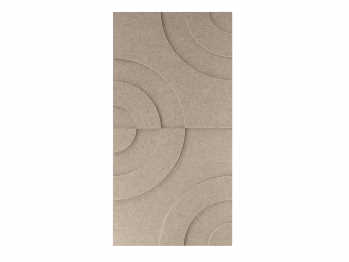 Maeven Art akoestische 3D panelen Maya III - Beige (set van 2)