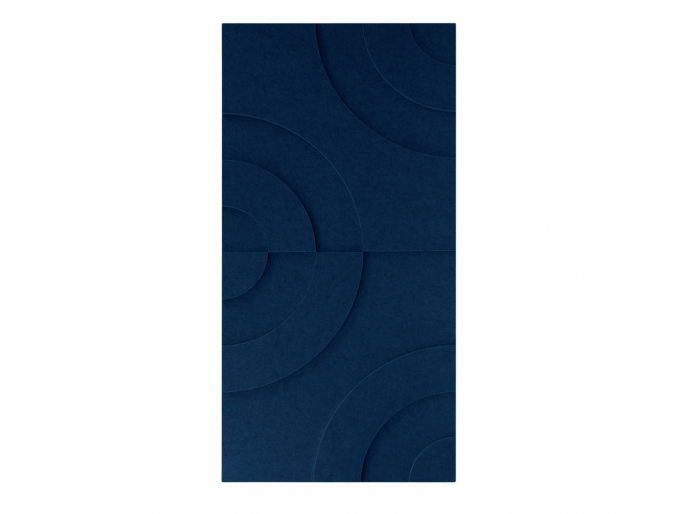 Maeven Art akoestische 3D panelen Maya III - Navy Blue (set van 2)