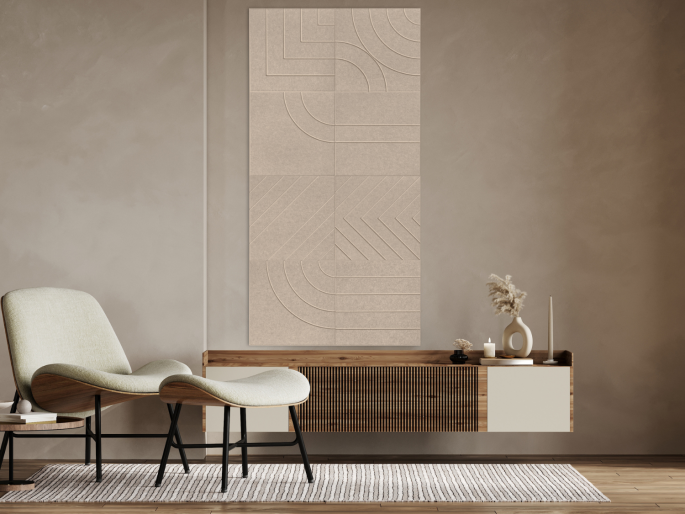 Maeven Art akoestisch paneel Loa I - Beige