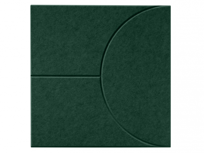 Maeven Art akoestisch paneel Sadé IV - Deep Green