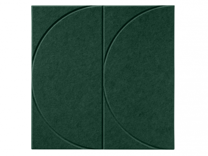 Maeven Art akoestisch paneel Sadé VII - Deep Green