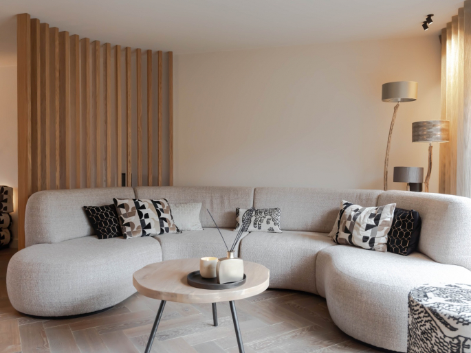 XL Roomdivider natuurlijk eiken