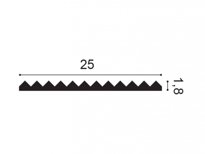 Wandpaneel W108 - Zigzag