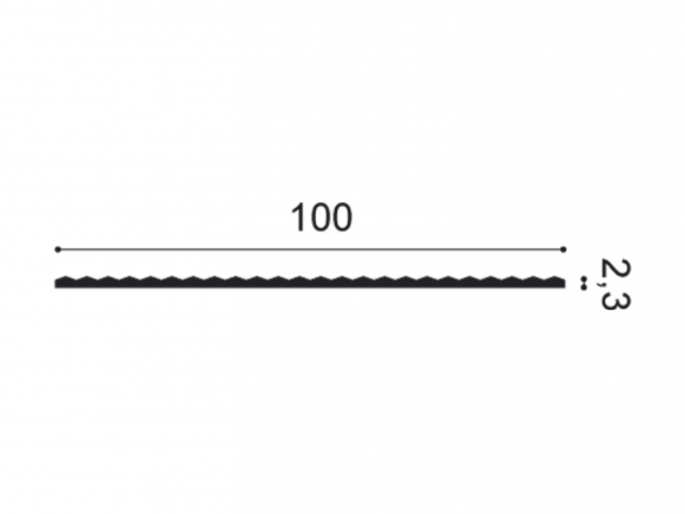 Wandpaneel W117 - Slope