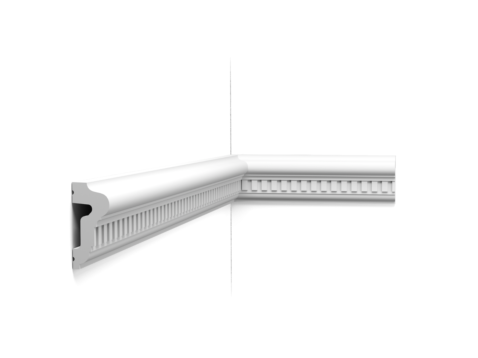 50 meter plafonlijsten styropor XPS sierlijsten afwerkingslijst plafond wit 50x50 mm decorprofielen styroporlijsten plafonlijsten sierlijsten bundel NS50